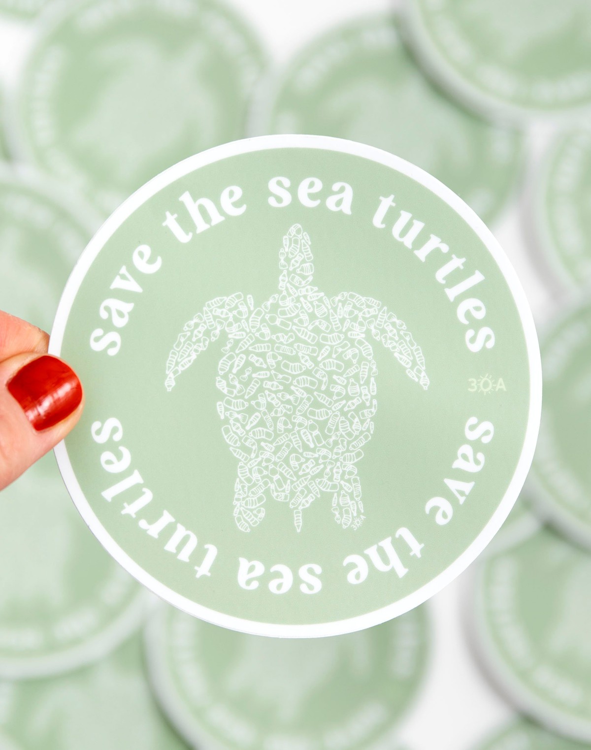 Save the Sea Turtles Decal Sticker item