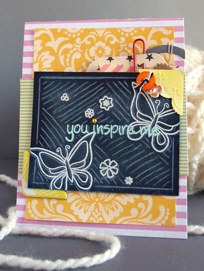 You inspire me   paper issues   lawn fawn   sabrina alery