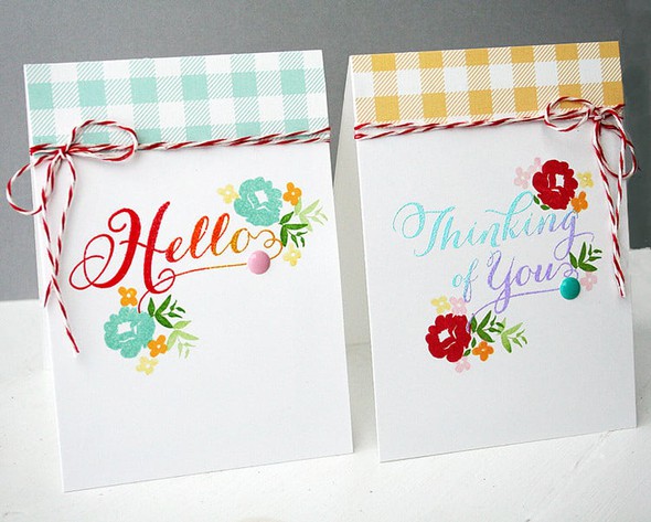 Layered Embossed cards by Dani gallery