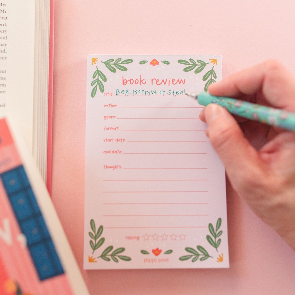 Book Review Notepad item