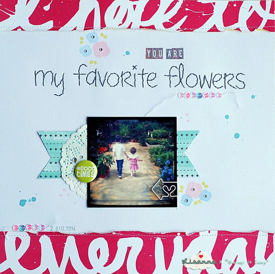 you are my favorite flowers