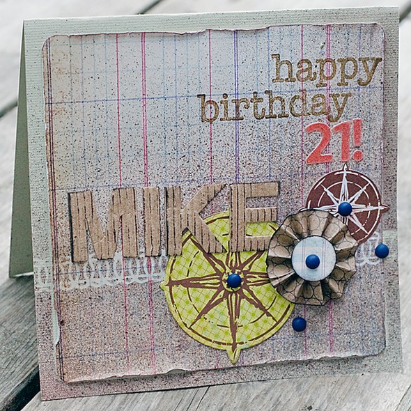 Happy Birthday card for Mike by kimberly gallery