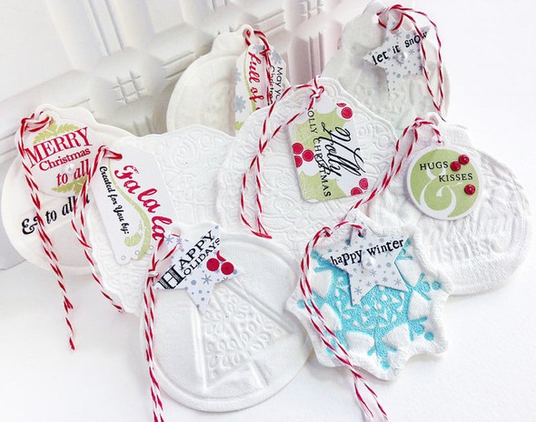 Paper Casted Holiday Tags by Dani gallery
