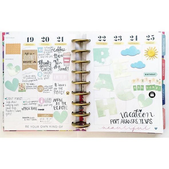 Beach Planner Layout by Amandacase gallery