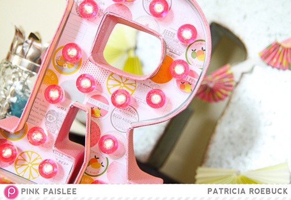 Marquee Altered Letter | Pink Paislee by patricia gallery