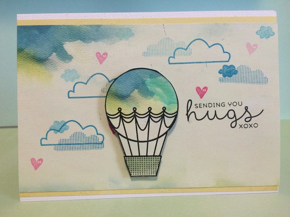 Sending You Hugs in Water Colour  by toribissell gallery