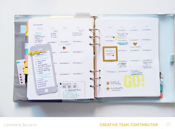 Planner - September resume  by lory gallery