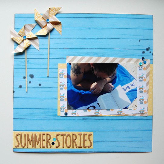Layout "summer stories"