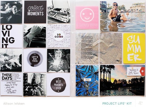 July Project Life Main Kit Spread by AllisonWaken gallery