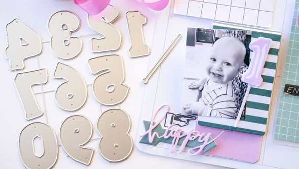 Metal Die Set - Balloon Numbers gallery
