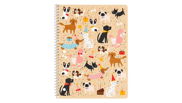 Pippi Post Dogs Spiral Notebook gallery
