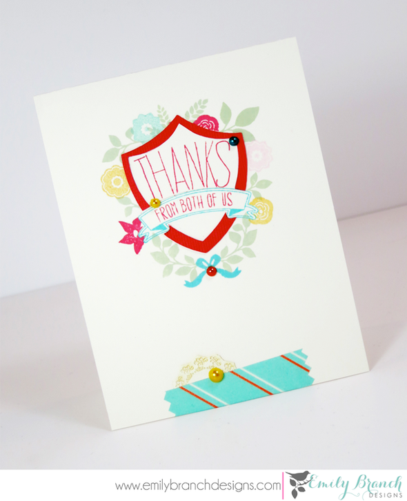 Thanks Crest Card by BranchOutDesigns gallery