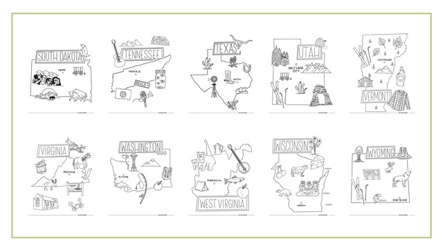 USA States Digital Bundle, 5 of 5