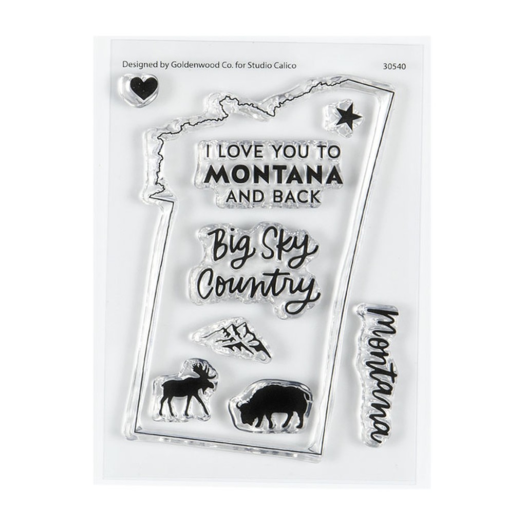 Stamp Set : 3x4 I Love Montana by Hello Forever item