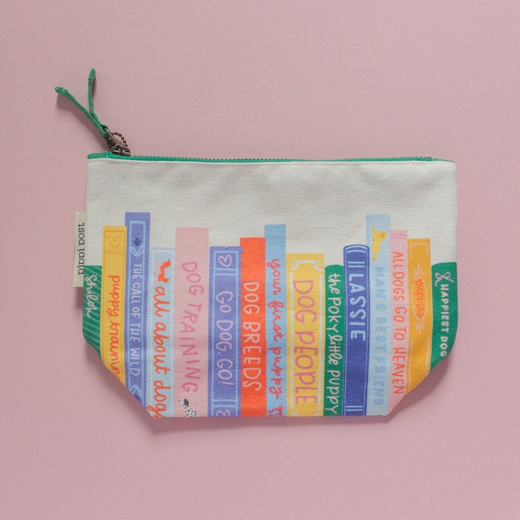 Dog Books Canvas Pouch item