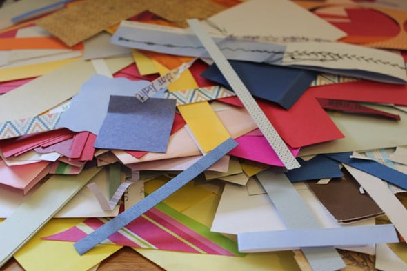 Small Papers & Scraps in Craft Room Rehab | Paper gallery