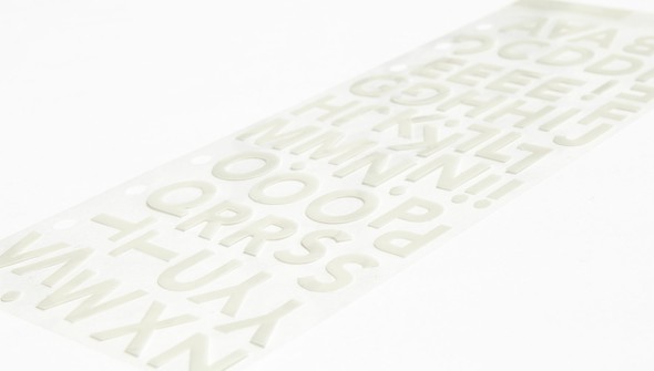 Color Theory Clear Alpha Stickers - Cement gallery