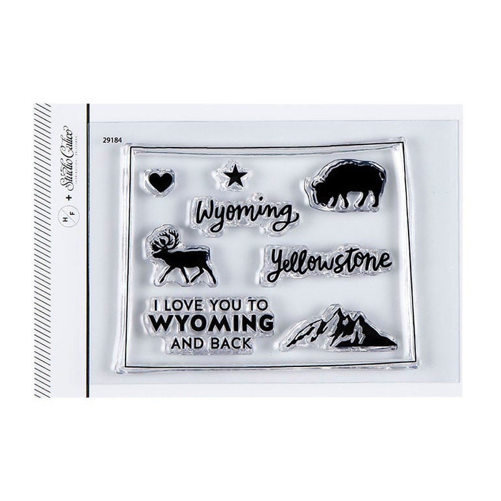 Stamp Set : 3x4 I Love Wyoming by Hello Forever item