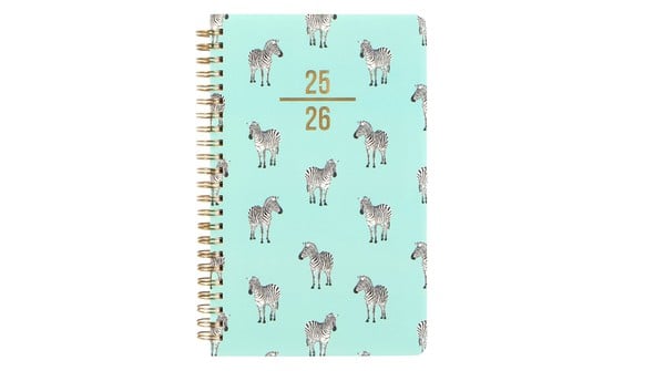 Mint Zebra 5×8" Weekly/Monthly Spiral Planner gallery