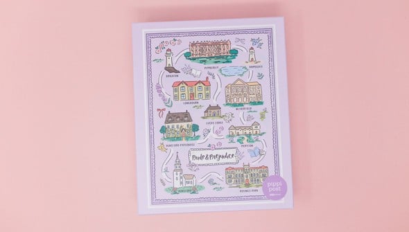 Pride & Prejudice Map - 500 Piece Jigsaw Puzzle gallery