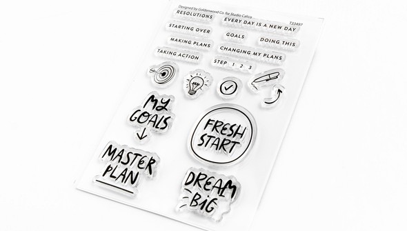 Stamp Set : 3x4 My Goals by Goldenwood Co gallery