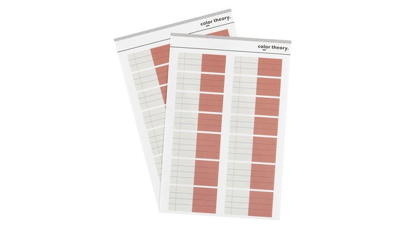 Color Theory Ledger Label Stickers - Poppy gallery