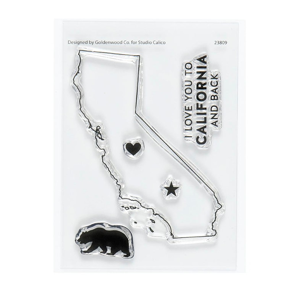 Stamp Set : 3x4 I Love California by Hello Forever item