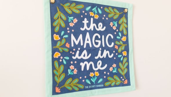 The Magic Is In Me Canvas Banner gallery