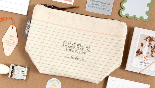Big Adventure Canvas Zipper Pouch gallery
