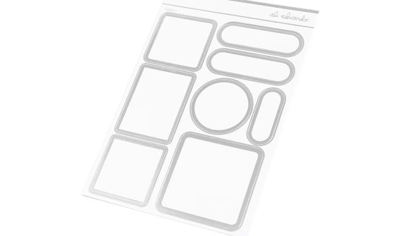 Silver Label Sticker Sheets gallery