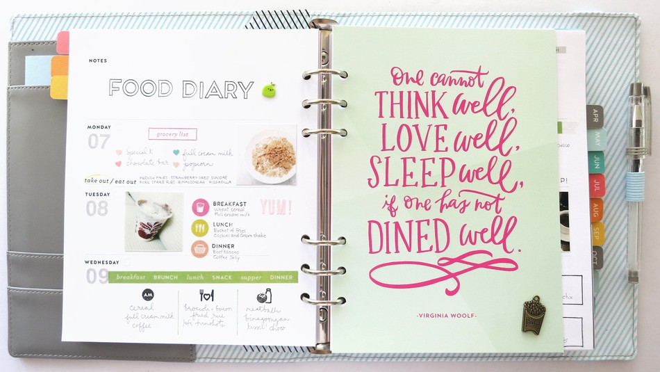 My Food Diary - with Card