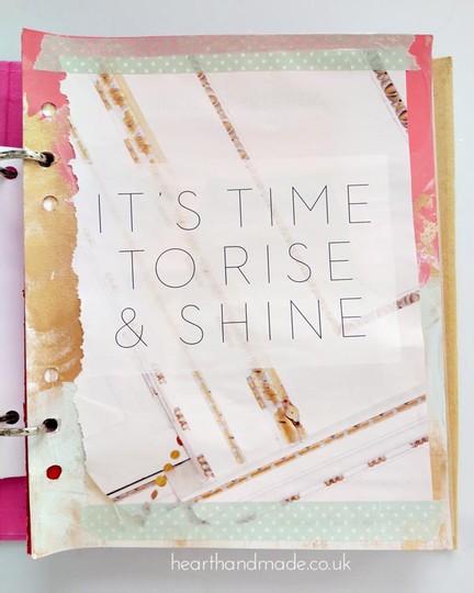 Rise and shine journal planner