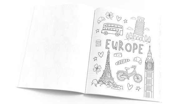 Travel the World Coloring Book gallery