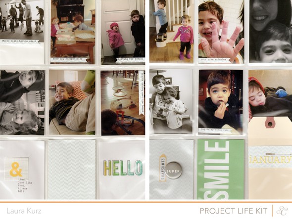Project Life Charlie January - Main Kit Only by charmer gallery