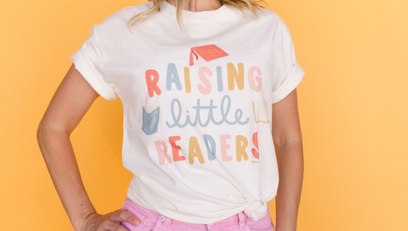 Raising Little Readers Pippi Tee - Ivory gallery