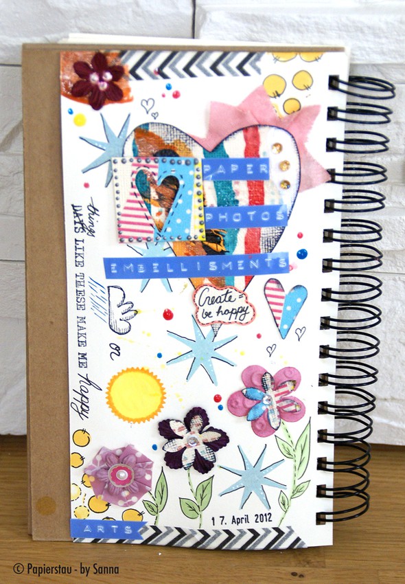 Rain or shine (Art journal page) by Saneli gallery