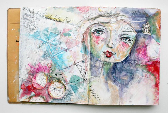 Art Journal Spread - Quilting by soapHOUSEmama gallery