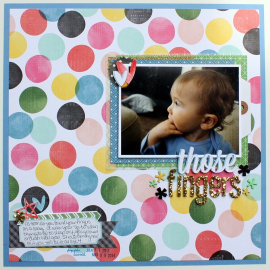 Those Fingers - SOS May Challenge Layout