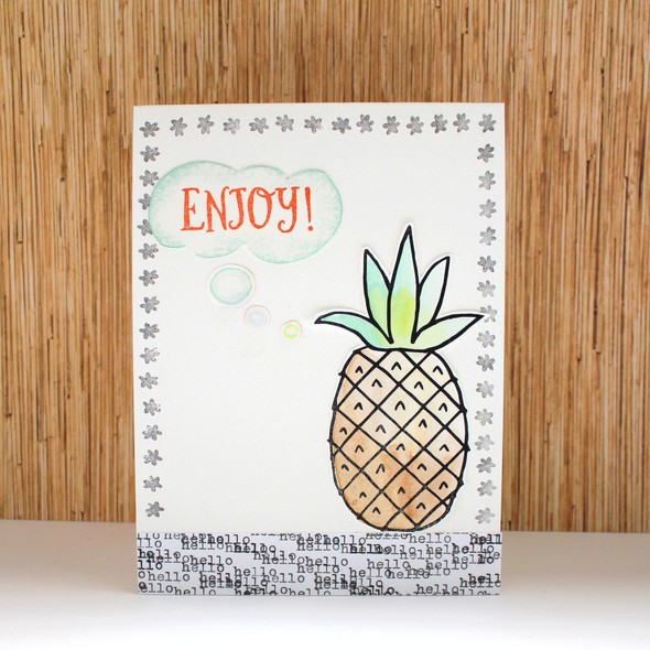 Pineapple Enjoy! Card by theslowcrafter gallery