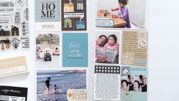 Stamp Set : 6×8 Love Lives Here by Goldenwood Co gallery