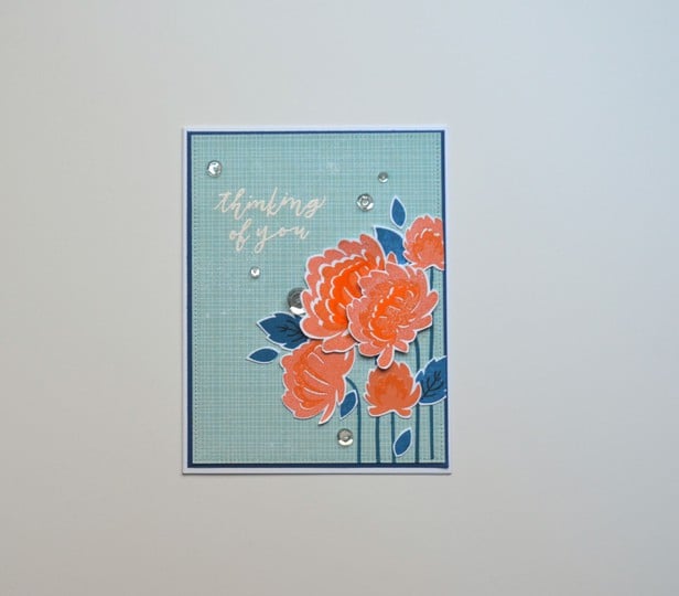 Thinking of you bouquet card original