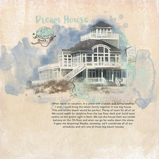 dream house on the beach