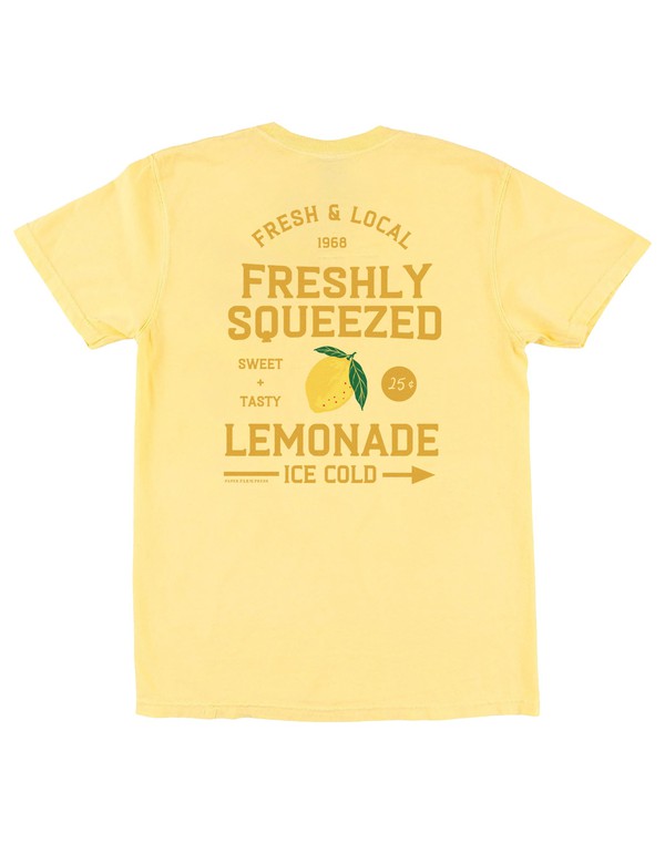 Lemon Farmers Market Tee - Butter, 1 of 6