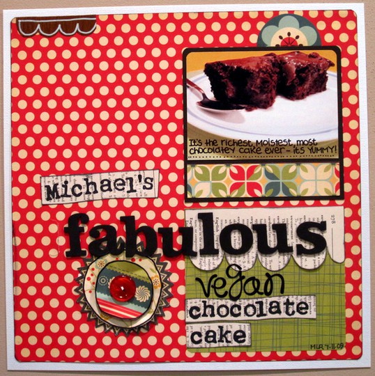 Michael's Fabulous Vegan Chocolate Cake