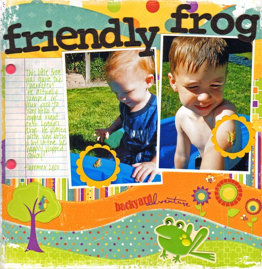 Friendly frog