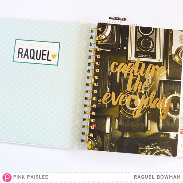 Memory Notebook *Pink Paislee* by raquel gallery