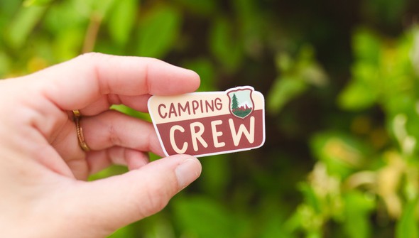 Camping Crew Decal Sticker gallery