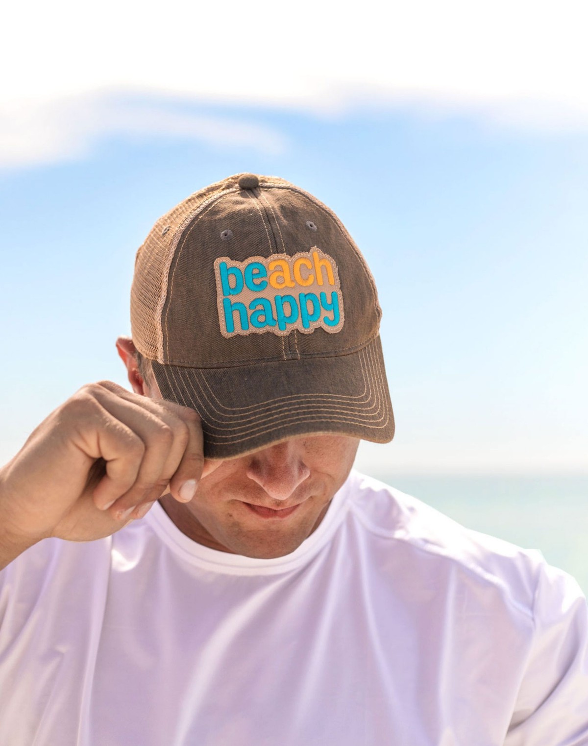 Beach Happy® Hat - Men - Gray  item