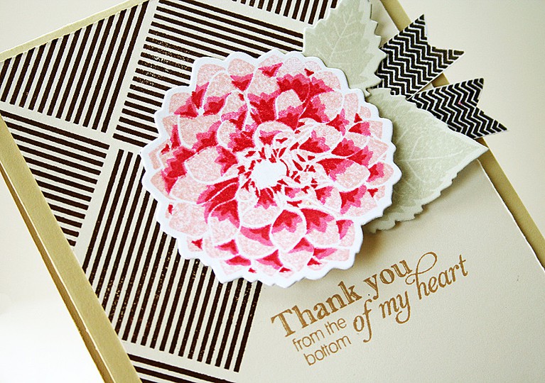 Thank you floral card side3