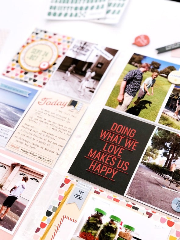 6x12 Pocket Pages: Doing what we love makes us happy by Nathalie gallery